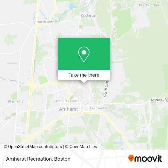 Amherst Recreation map