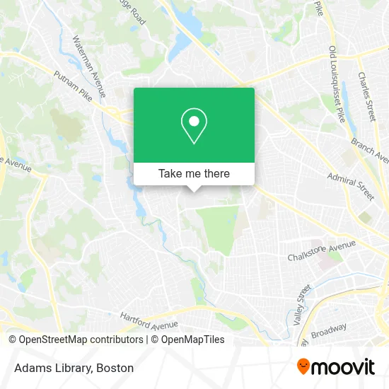 Adams Library map