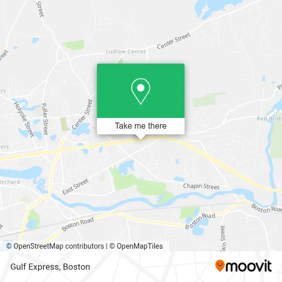 Gulf Express map