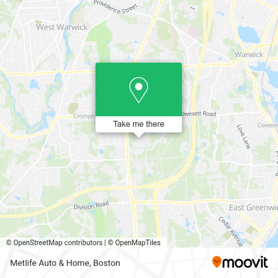 Metlife Auto & Home map