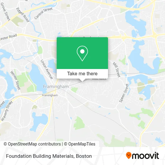 Foundation Building Materials map