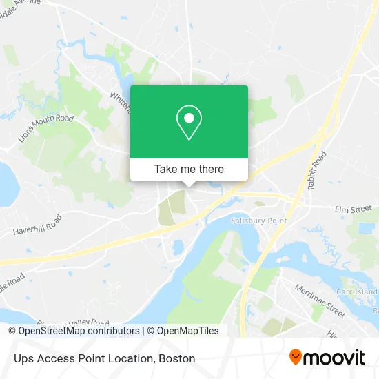Ups Access Point Location map