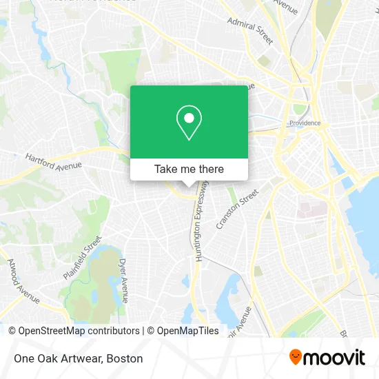 One Oak Artwear map