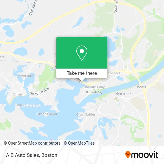 A B Auto Sales map