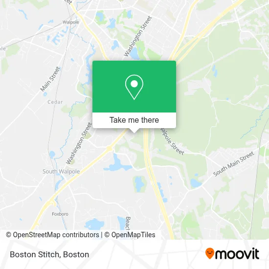 Boston Stitch map