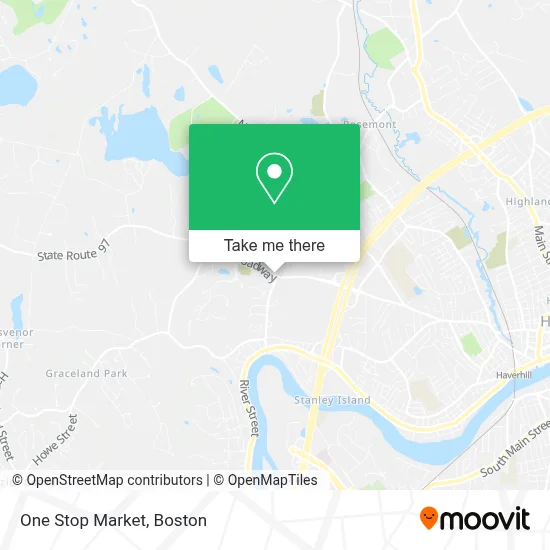 One Stop Market map