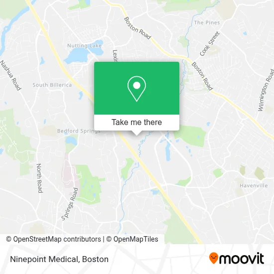 Ninepoint Medical map