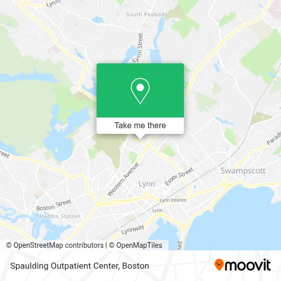 Spaulding Outpatient Center map