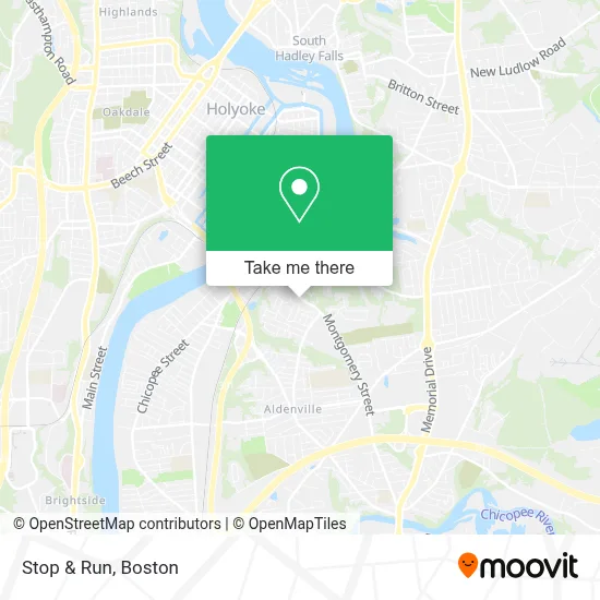 Stop & Run map