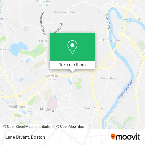 Lane Bryant map