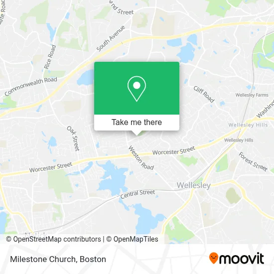 Milestone Church map
