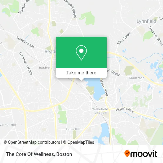 The Core Of Wellness map