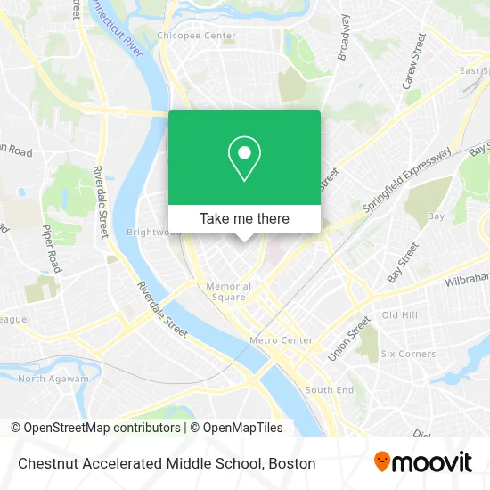 Chestnut Accelerated Middle School map