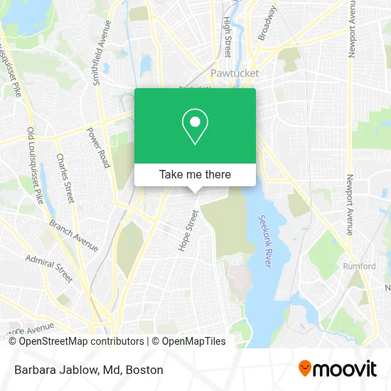 Barbara Jablow, Md map