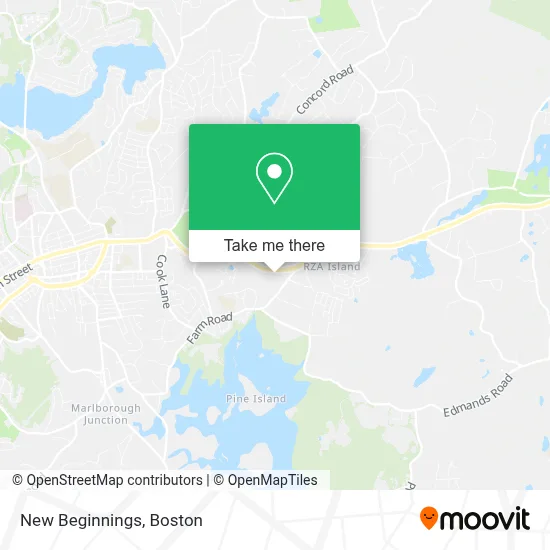 New Beginnings map