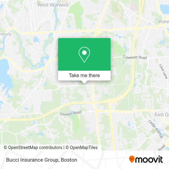 Bucci Insurance Group map