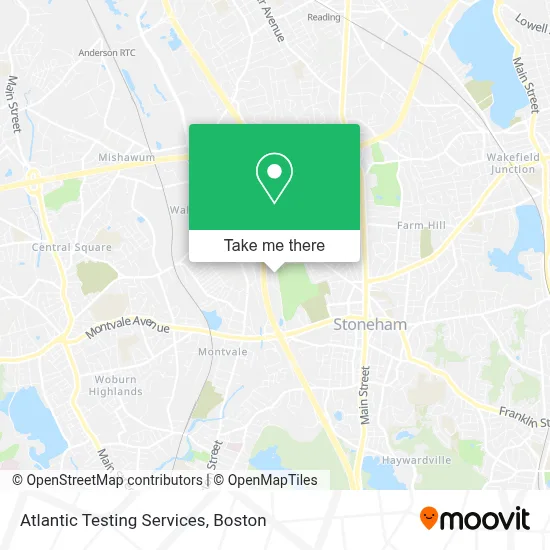 Atlantic Testing Services map