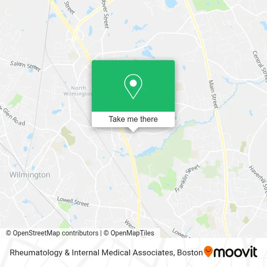 Rheumatology & Internal Medical Associates map