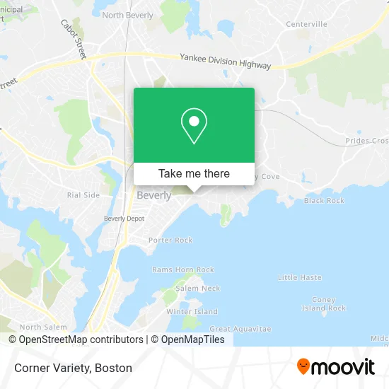 Corner Variety map