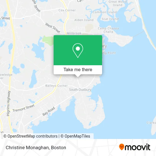Christine Monaghan map