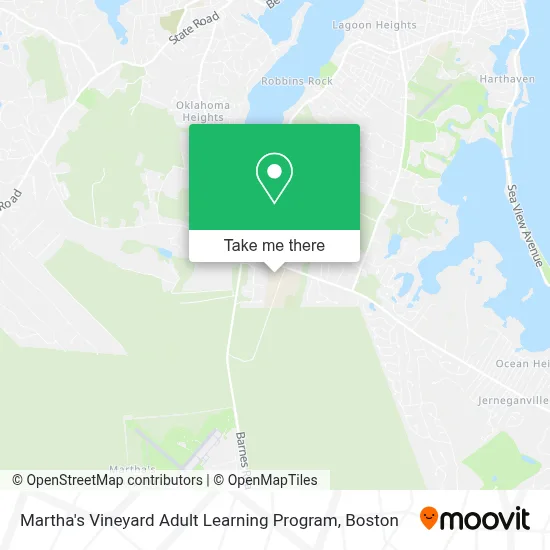 Martha's Vineyard Adult Learning Program map