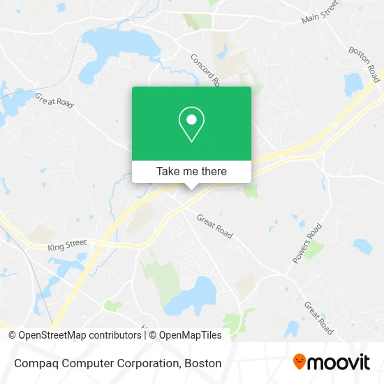 Compaq Computer Corporation map