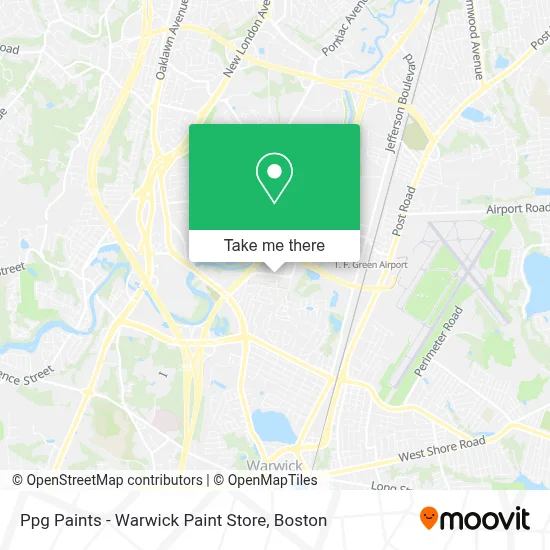Ppg Paints - Warwick Paint Store map