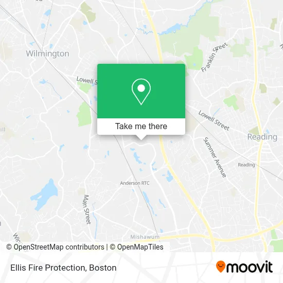 Ellis Fire Protection map