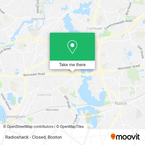 Radioshack - Closed map