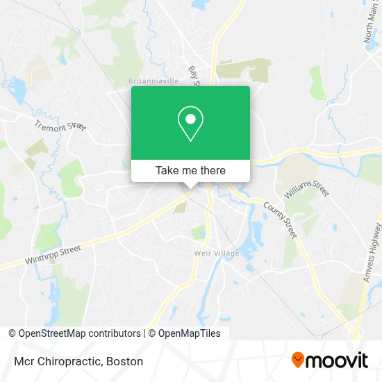 Mcr Chiropractic map