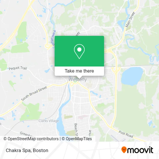 Chakra Spa map
