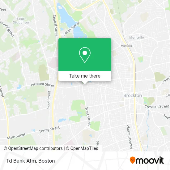 Td Bank Atm map