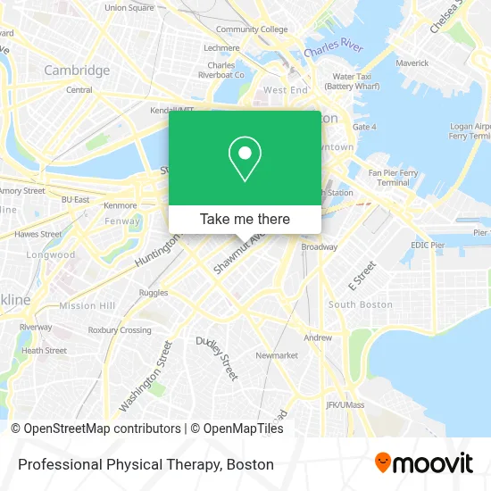 Professional Physical Therapy map