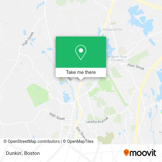 Dunkin' map