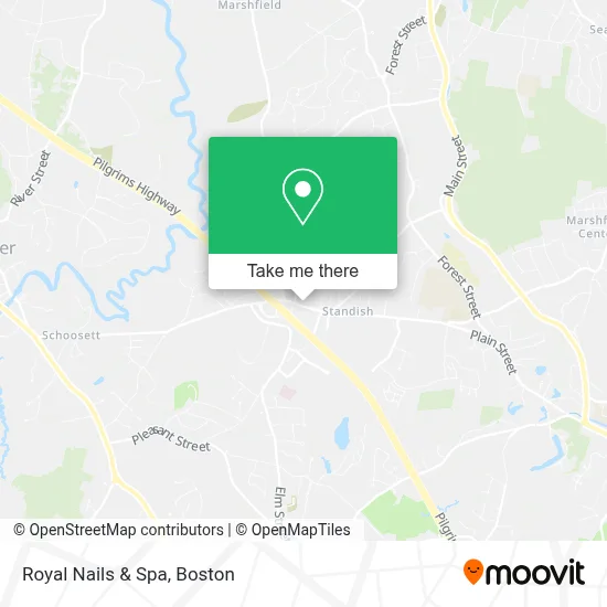 Royal Nails & Spa map