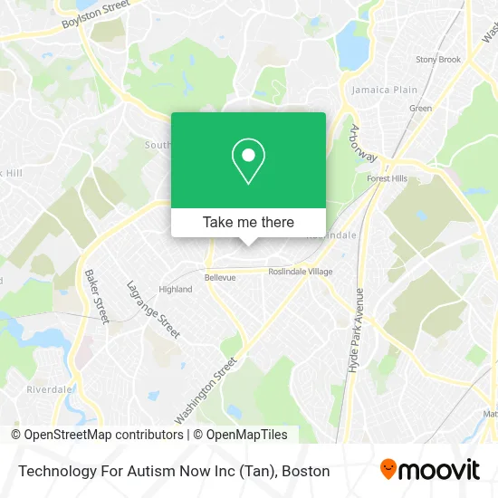 Technology For Autism Now Inc (Tan) map