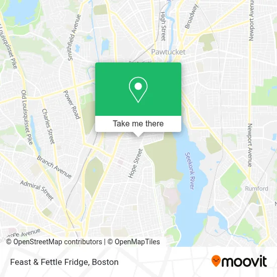 Feast & Fettle Fridge map