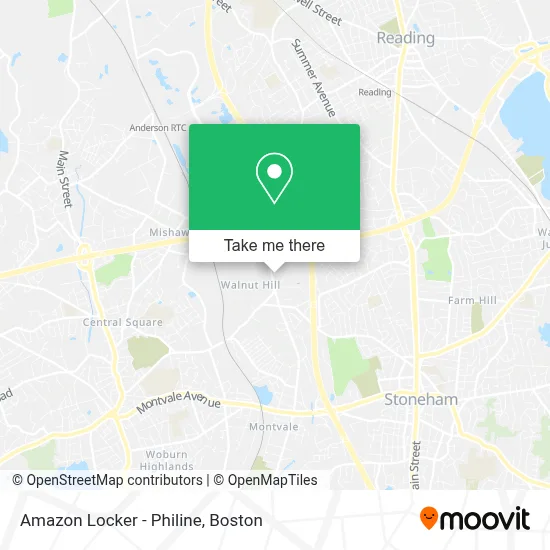 Amazon Locker - Philine map