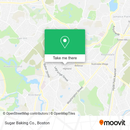 Sugar Baking Co. map