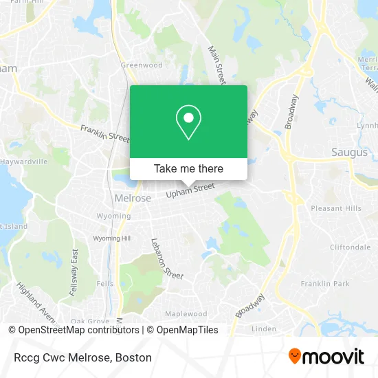 Rccg Cwc Melrose map