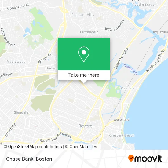 Chase Bank map