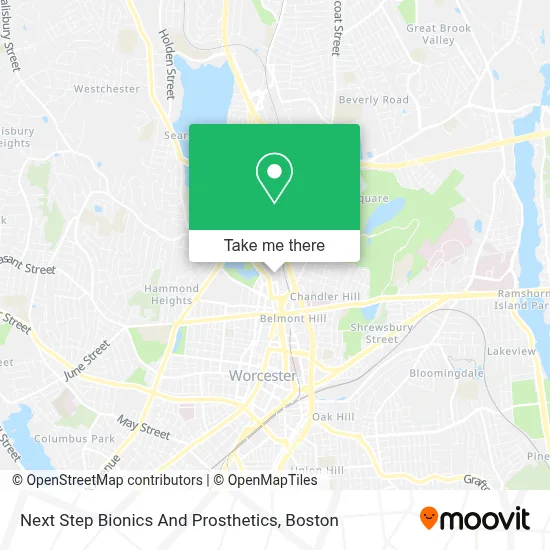 Next Step Bionics And Prosthetics map