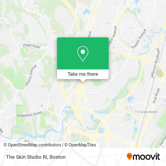 The Skin Studio Ri map