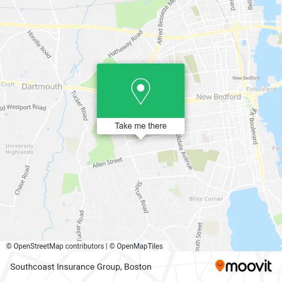 Southcoast Insurance Group map