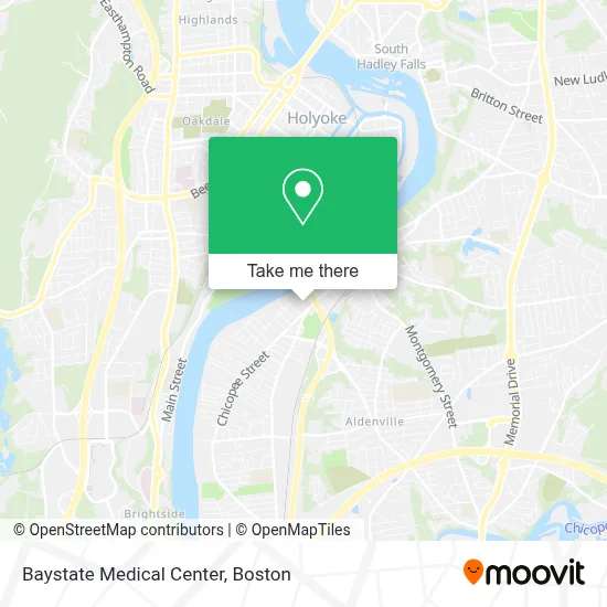Baystate Medical Center map