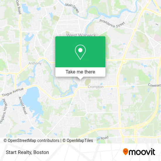 Start Realty map