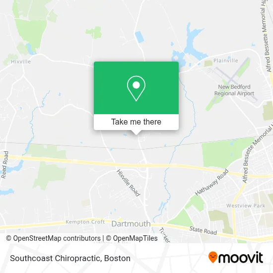 Southcoast Chiropractic map