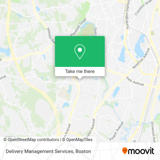 Delivery Management Services map