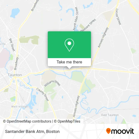 Santander Bank Atm map