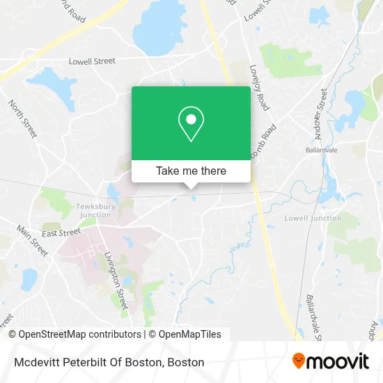 Mcdevitt Peterbilt Of Boston map